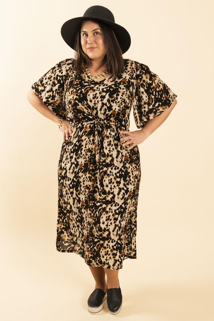 KCami Dress - Leopard Print