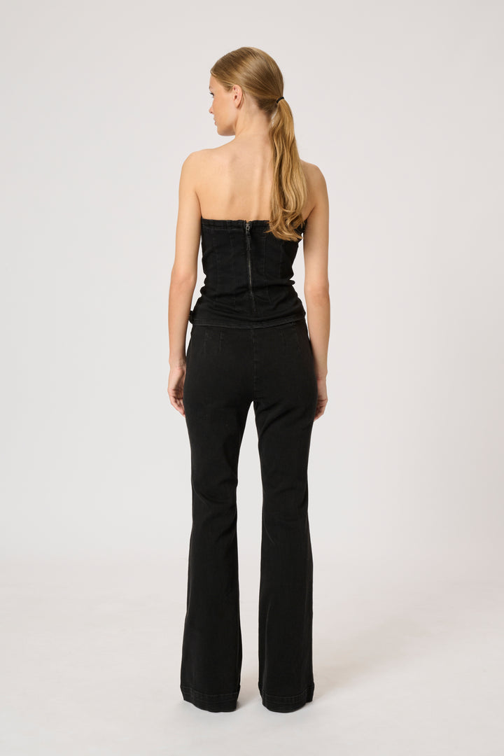 Ayo 170 High Bootcut Y - Black Wash
