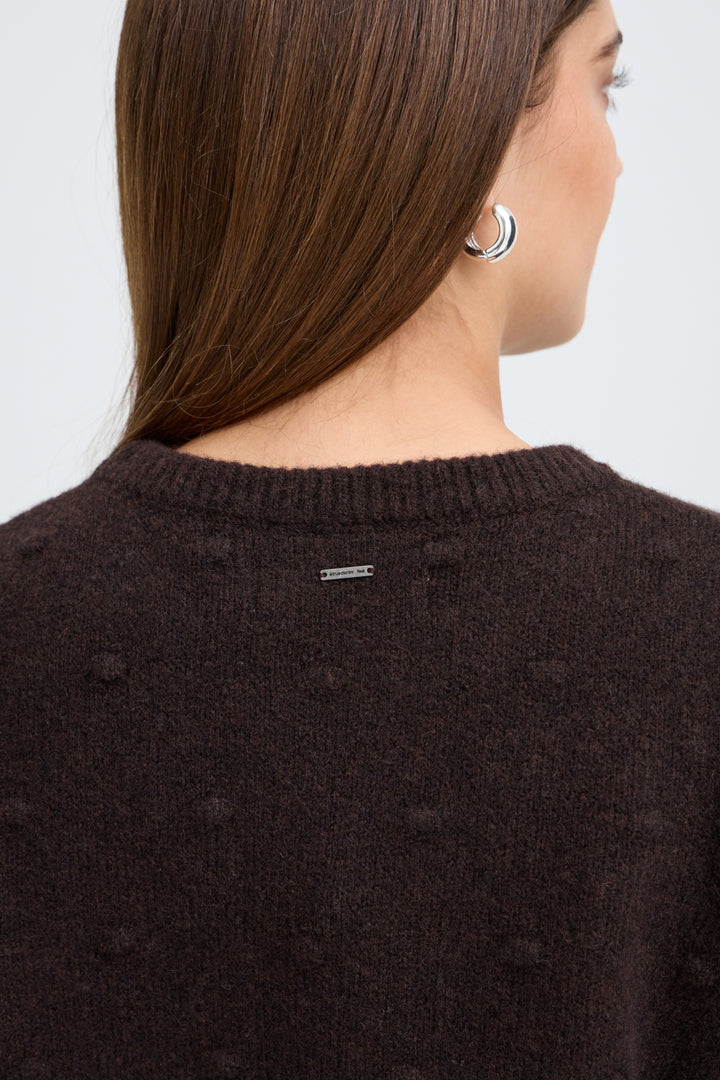 PZDAGMAR Short Sleeve Knit - Espresso Melange