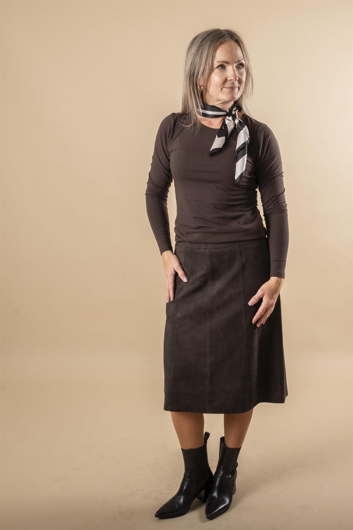 Cimia Leather Skirt - Molè