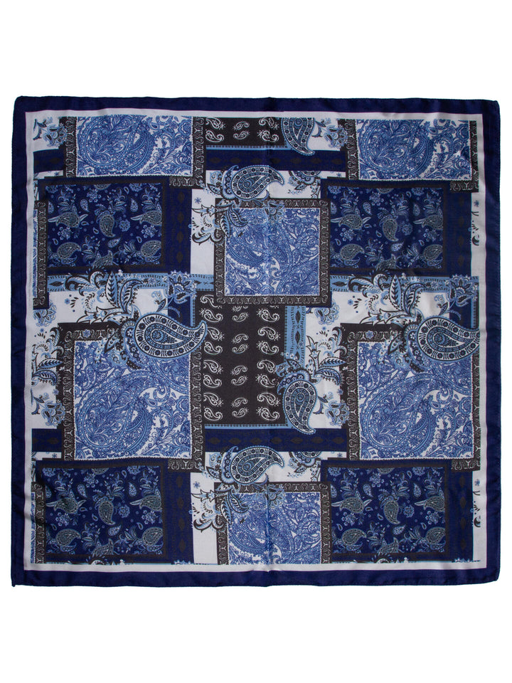 Skjerf Klassisk Paisley - Navy