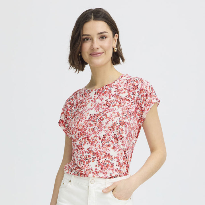 FRSEEN TEE 1 - S. FLORAL HIBISCUS