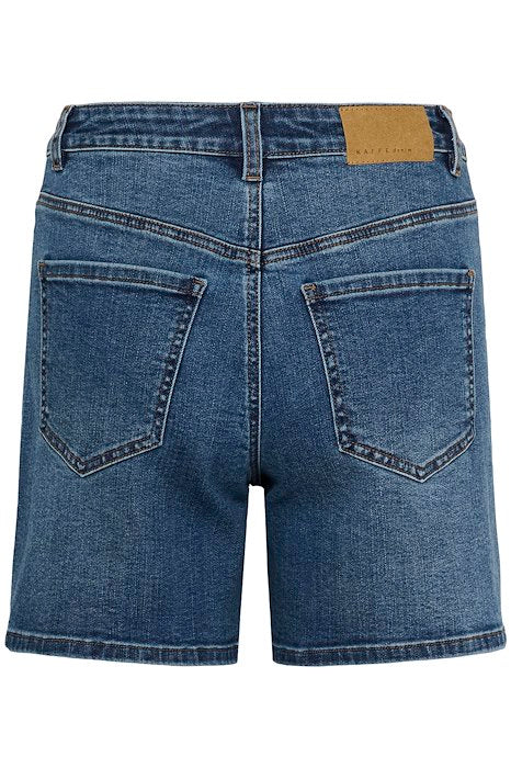 KAbrook HighWaist Regular Fit Shorts - Medium blue denim