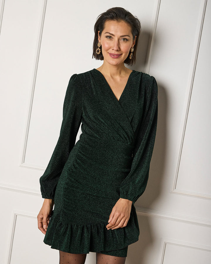 Alyssa Sparkle Dress - Black