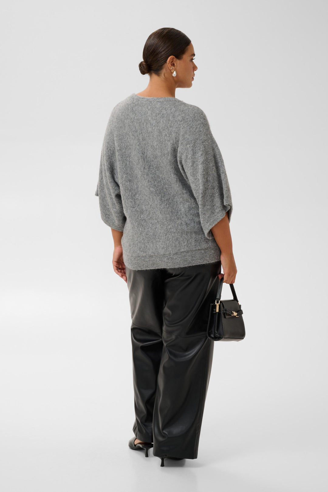 KCbettie Wing Pullover - Grey melange
