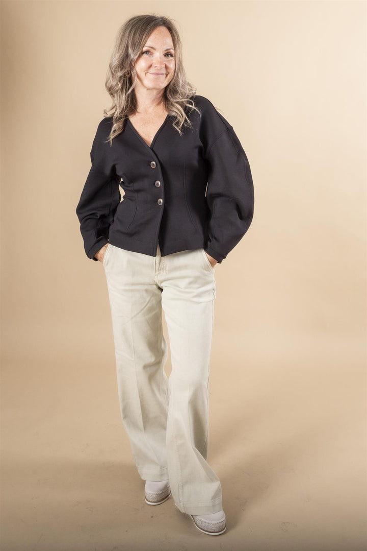 Lara 149 Pant Wide - Oatmeal