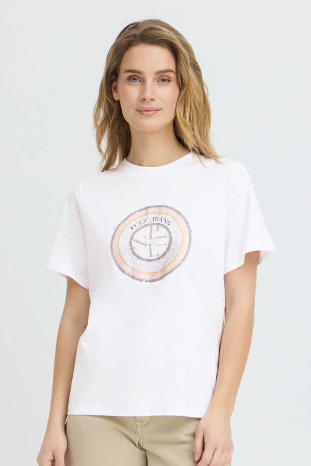 PZCHERI T-SHIRT - Bright White