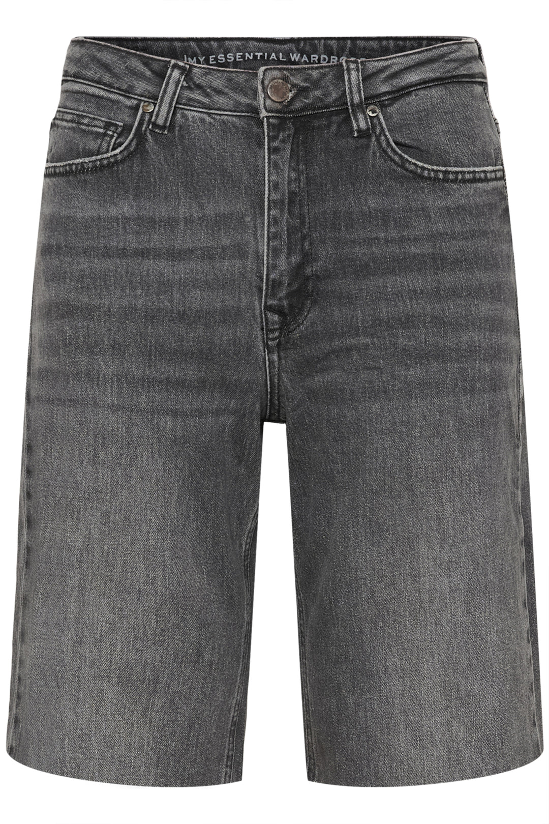 LouisMW 139 High Long Shorts - Black Retro Wash