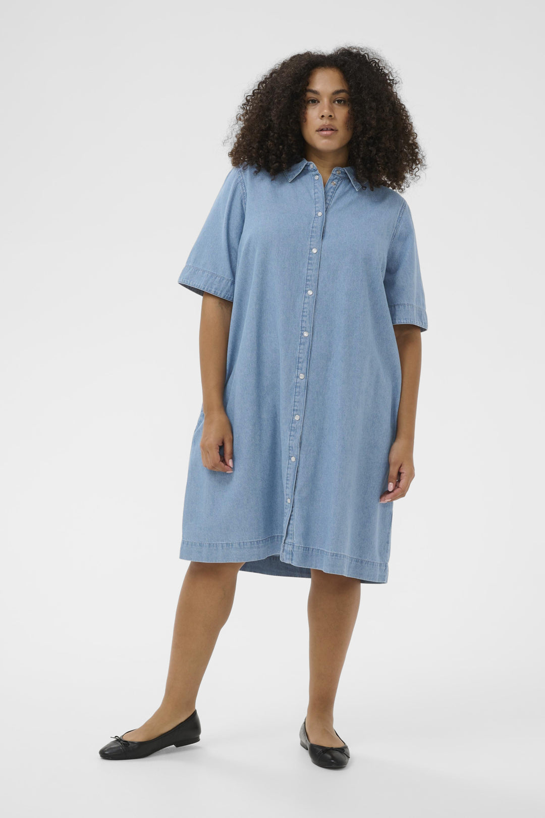 KCjada Dress - Medium Blue Chambray