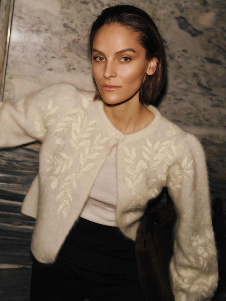 Amie Chunky Cardigan - Bright White
