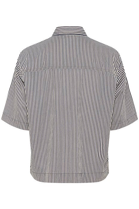 KAnaya Striped Shirt - Midnight/White Stripe