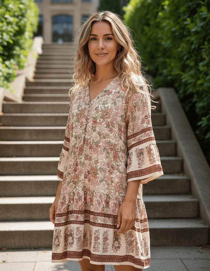 Alaia Meri Dress - Brown/Army