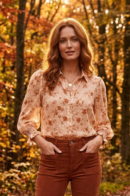 Norah Bea Blouse - Offwhite