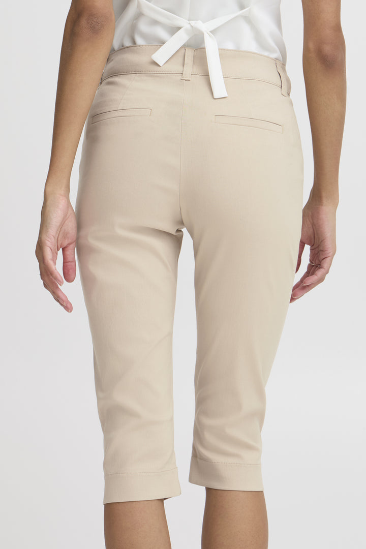 BYDIXI CAPRI PANTS - Humus