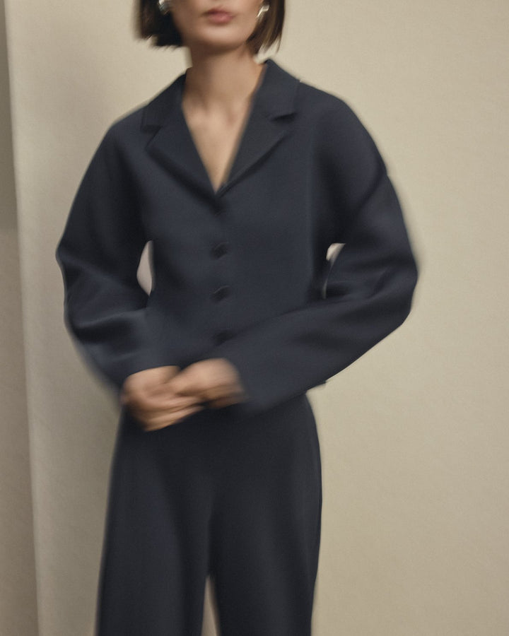 Lauretta Jacket - Indigo Ink.