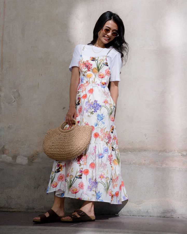 Brooklyn Fairy Midi Dress- Offwhite