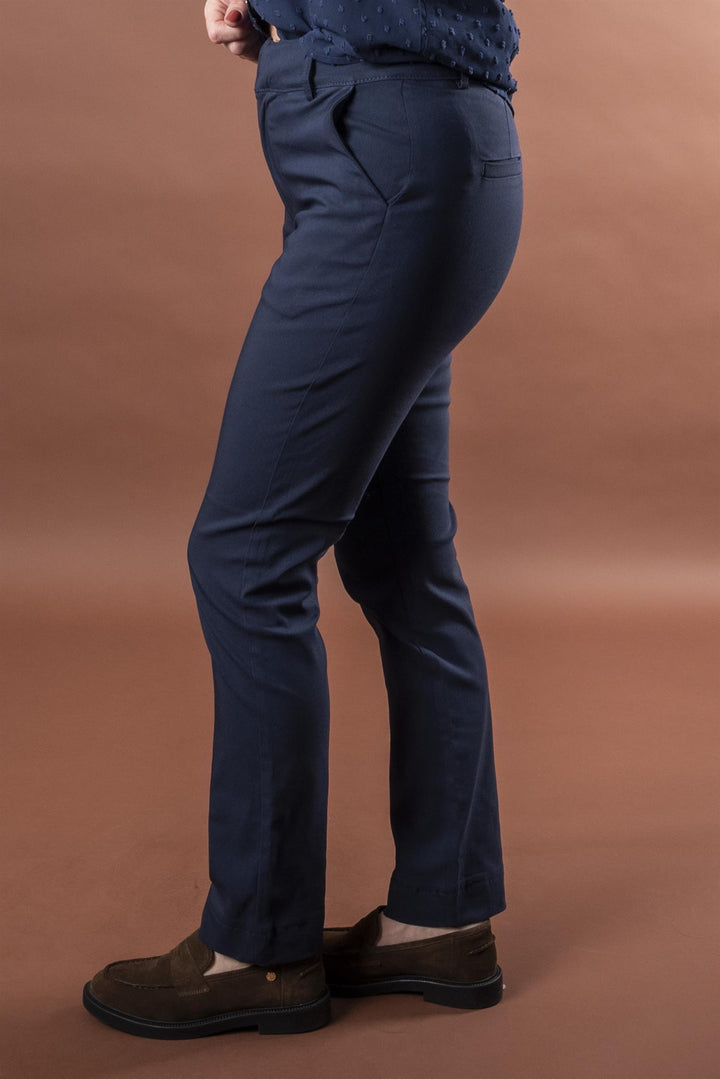 BYDIXI STRAIGHT PANTS - Copenhagen Night