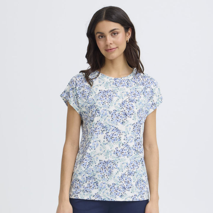 FRSEEN TEE 1 - S. FLORAL HYDRANGEA
