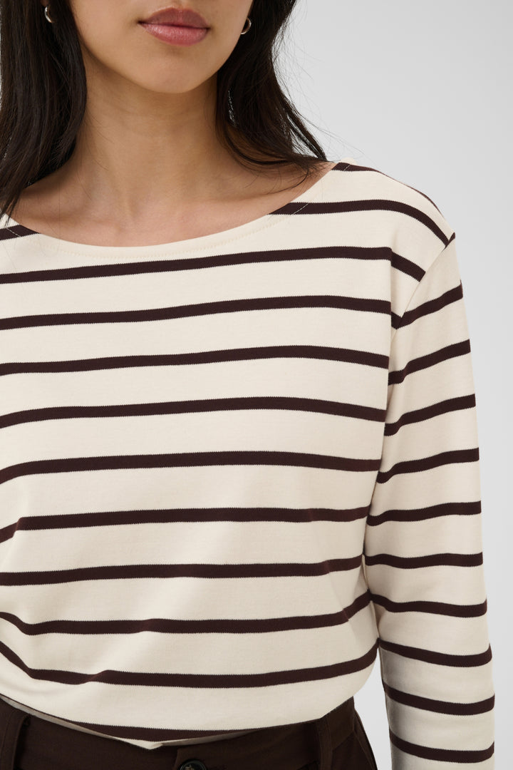 Nela T-shirt - Mole Stripe