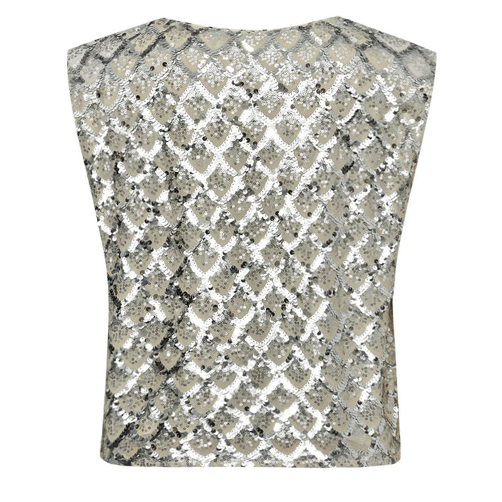 Holly Tee Partytopp - Silver