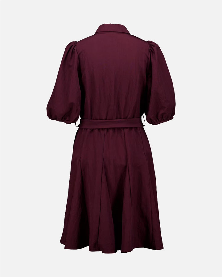 Lavina Dress - Deep Cherry