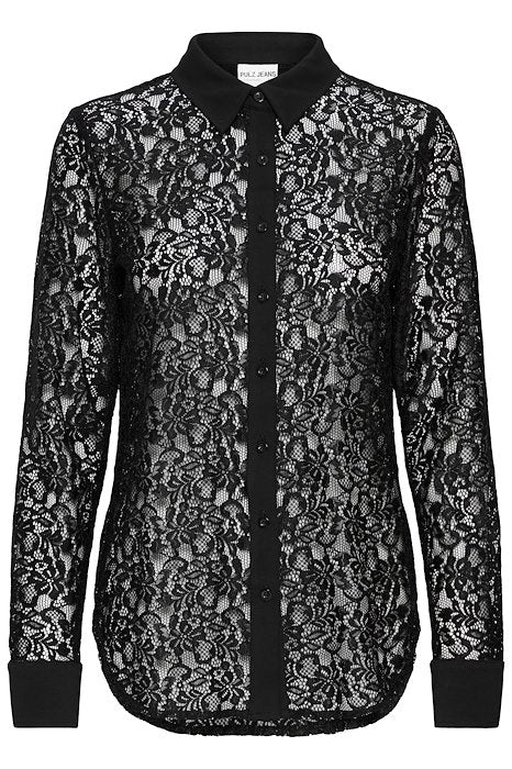 PZJASMINE SHIRT - Black Beauty