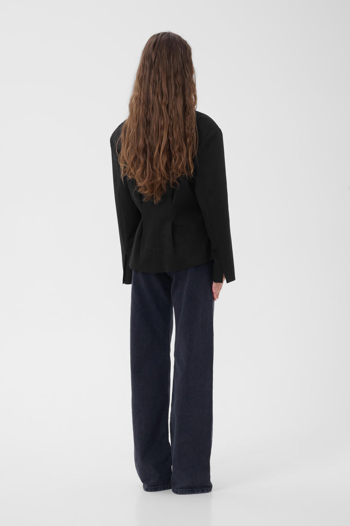 Evelina Shaped Blazer - Balck
