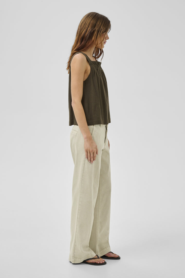 Lara 149 Pant Wide - Overcast