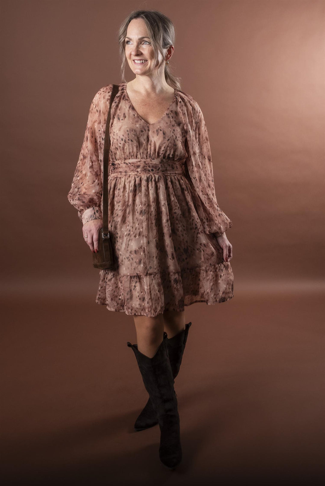 Fione Dress - Beige