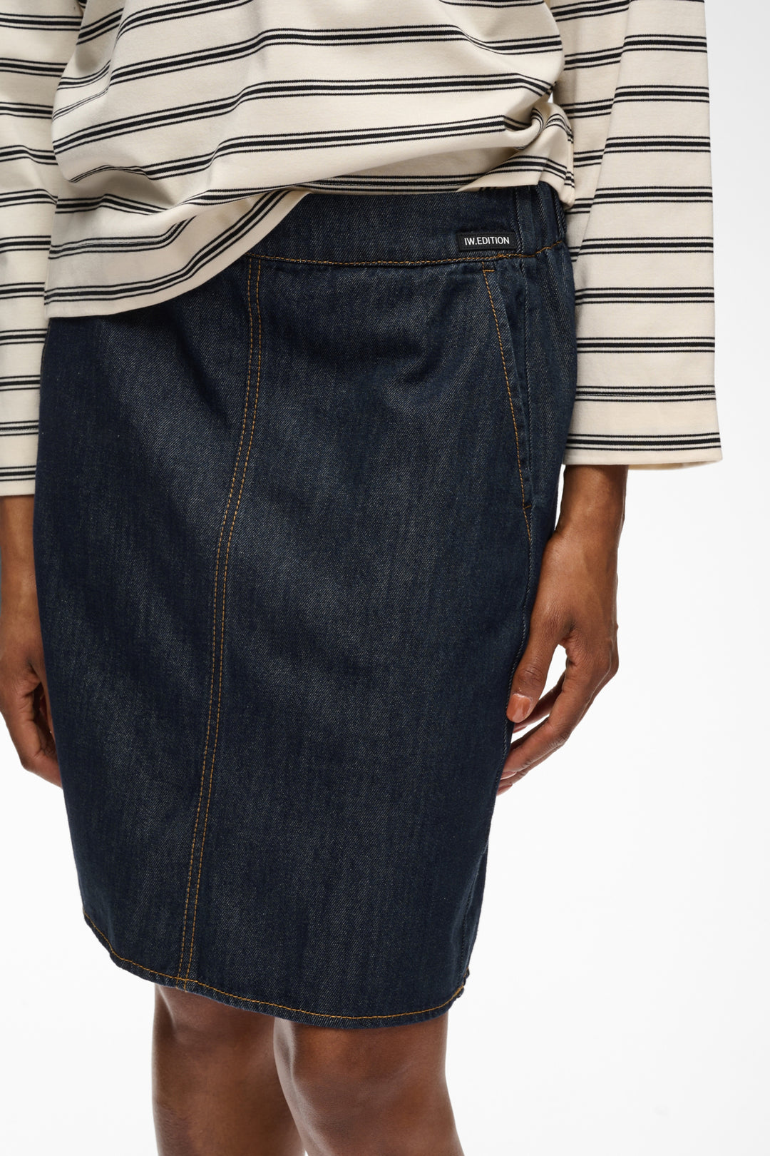 GLENN SKIRT - Dark Denim