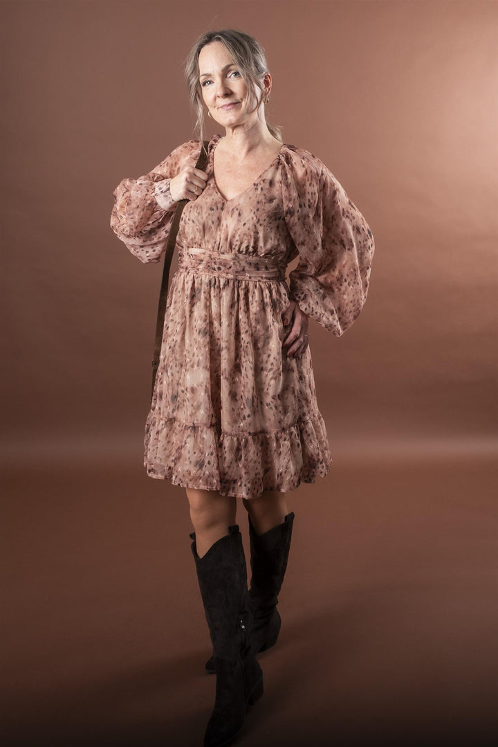 Fione Dress - Beige