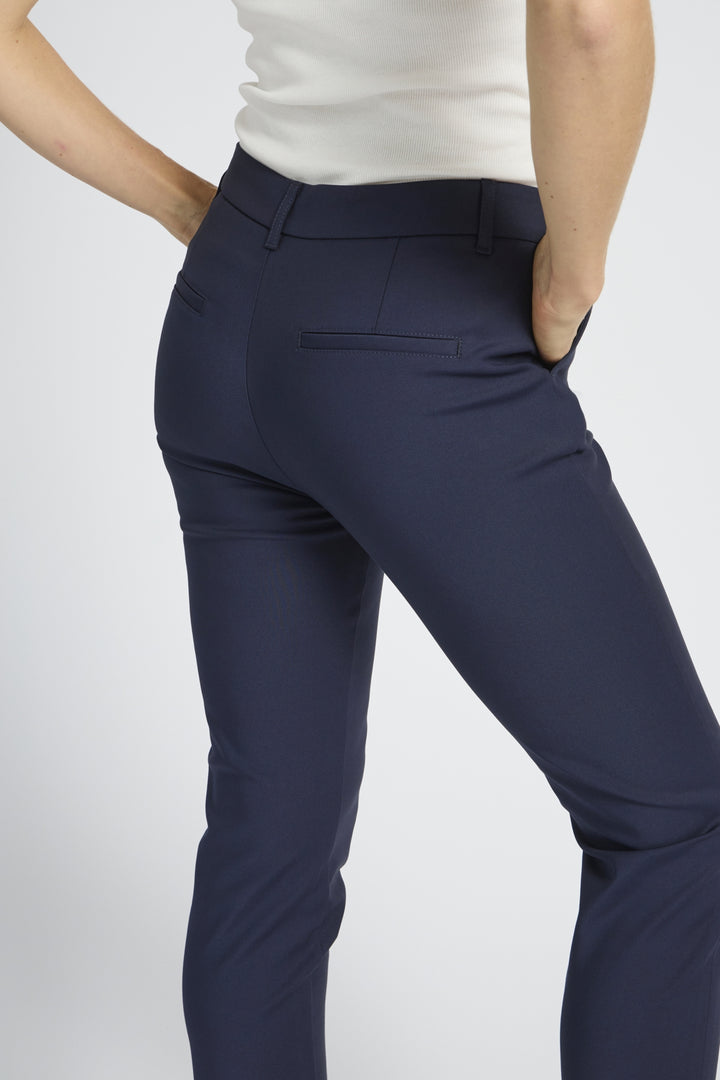 PZBINDY Highwaist LONG Pant Skinny Leg - Dark Sapphire