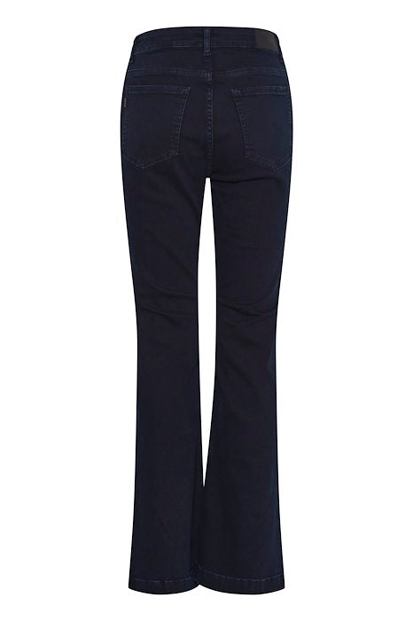 PZBECCA Ultra HighWaist Bootcut Leg - Blue Black Denim