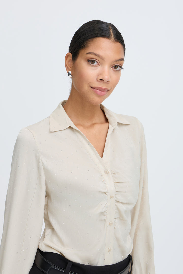 BYHALLE SHIRT 2 - Oatmeal