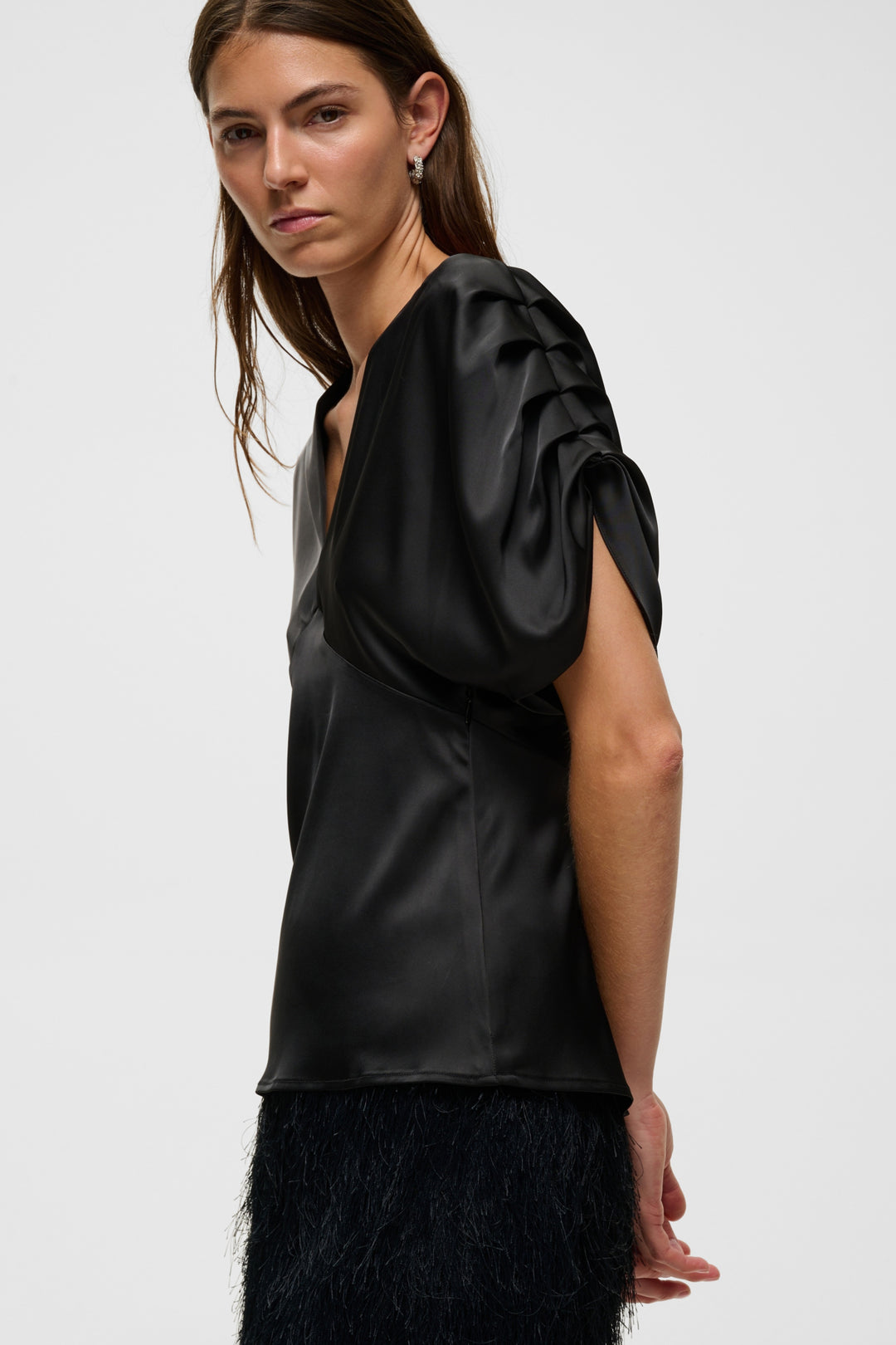 OAKKI TOP - Black