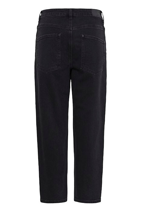 PZFELIZIA HighWaist JEANS TAPERED LEG - Black Denim
