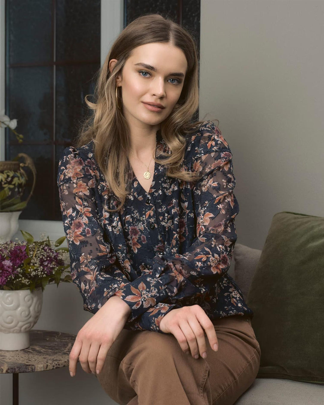 Olivia Bia Blouse - Black