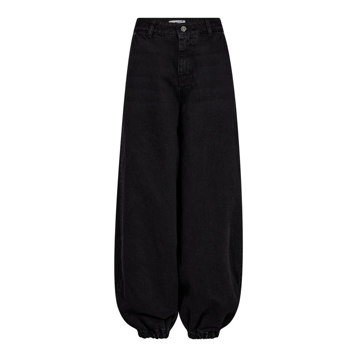 Denim Harem Pant - Black