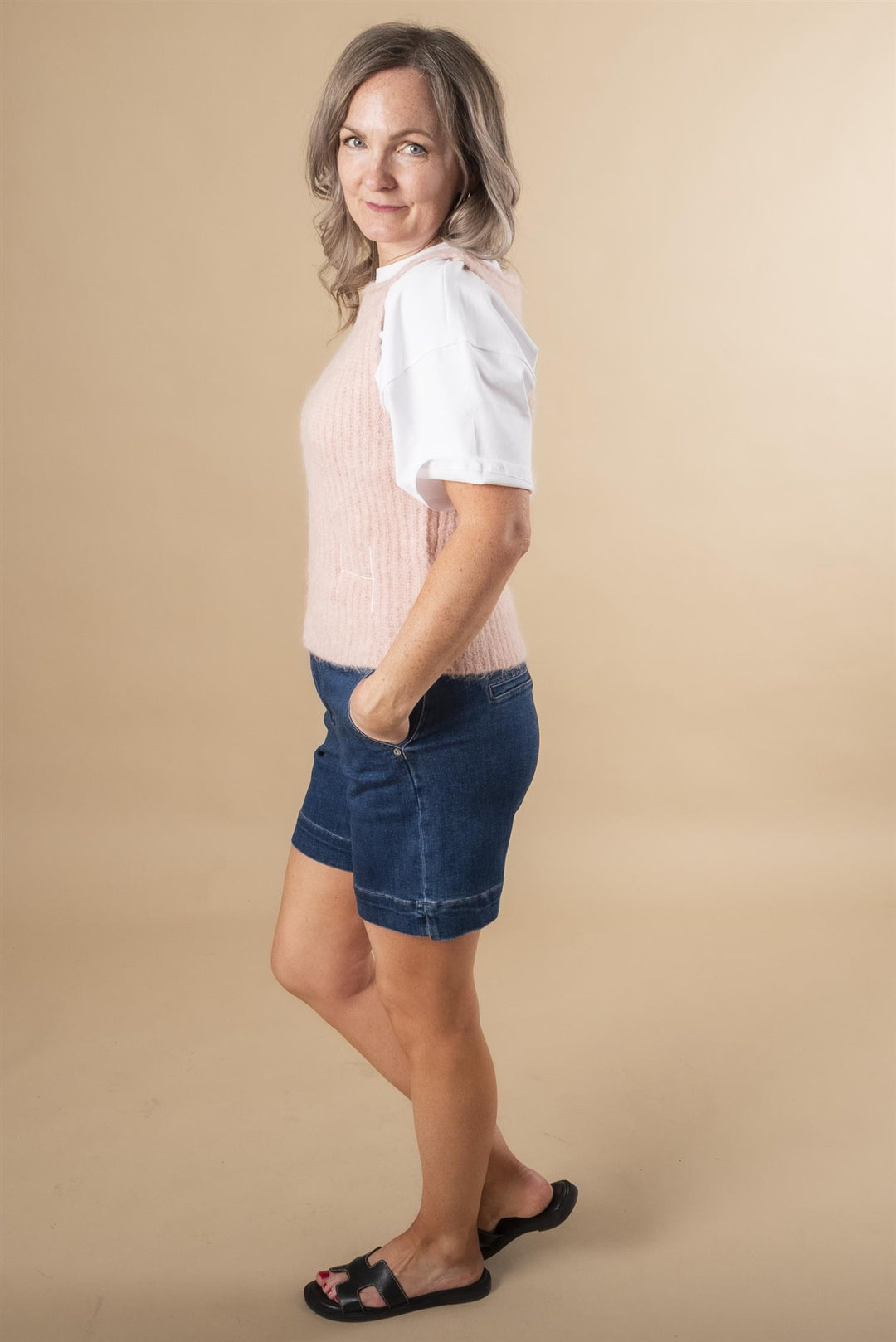 Adrienne Top - Rose Smoke