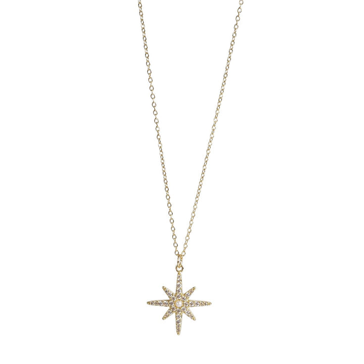 Stella Necklace by Tone Damli - Gold/Crystal