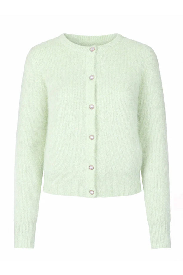 Melina Chunky Cardigan - Lt. Green