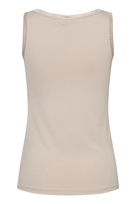 Iane Basic Singlet w/sateen - Moonlight