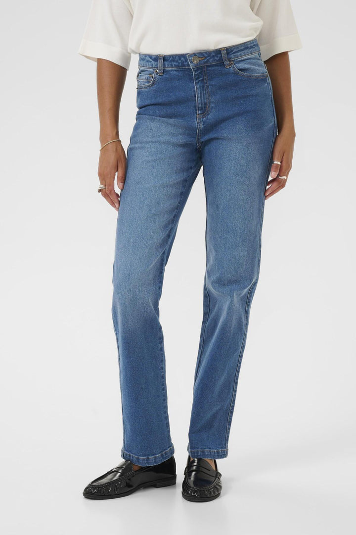 KAmaris Reg Fit Jeans - Medium blue denim
