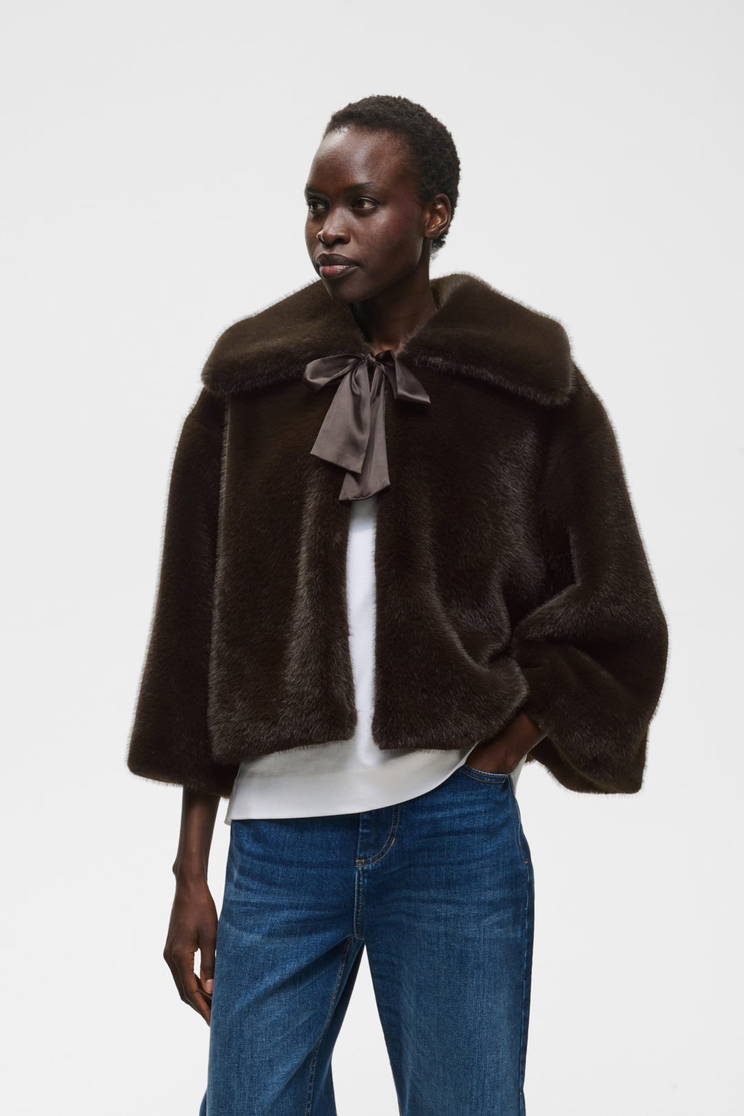 YASMINAH JACKET - Chocolate Brown