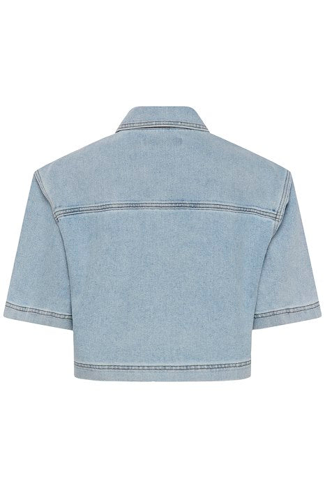 KAminna Denim Shirt - Light Blue Washed Denim