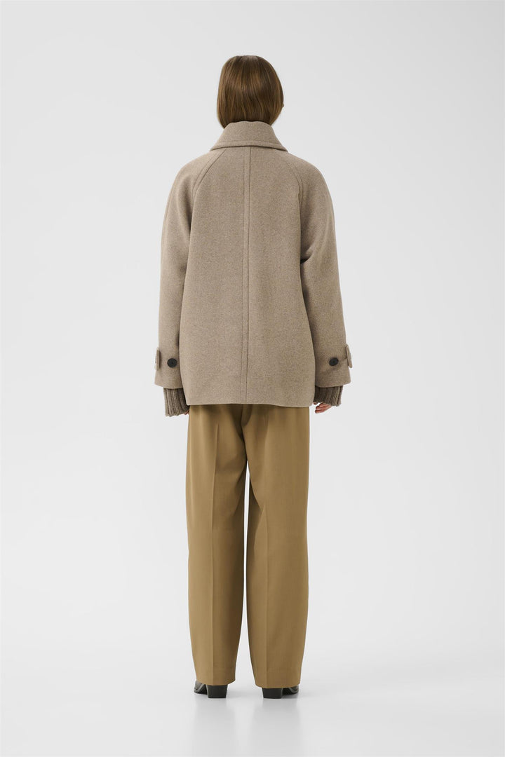 Thora Minona Coat R - Sandy Grey Melange