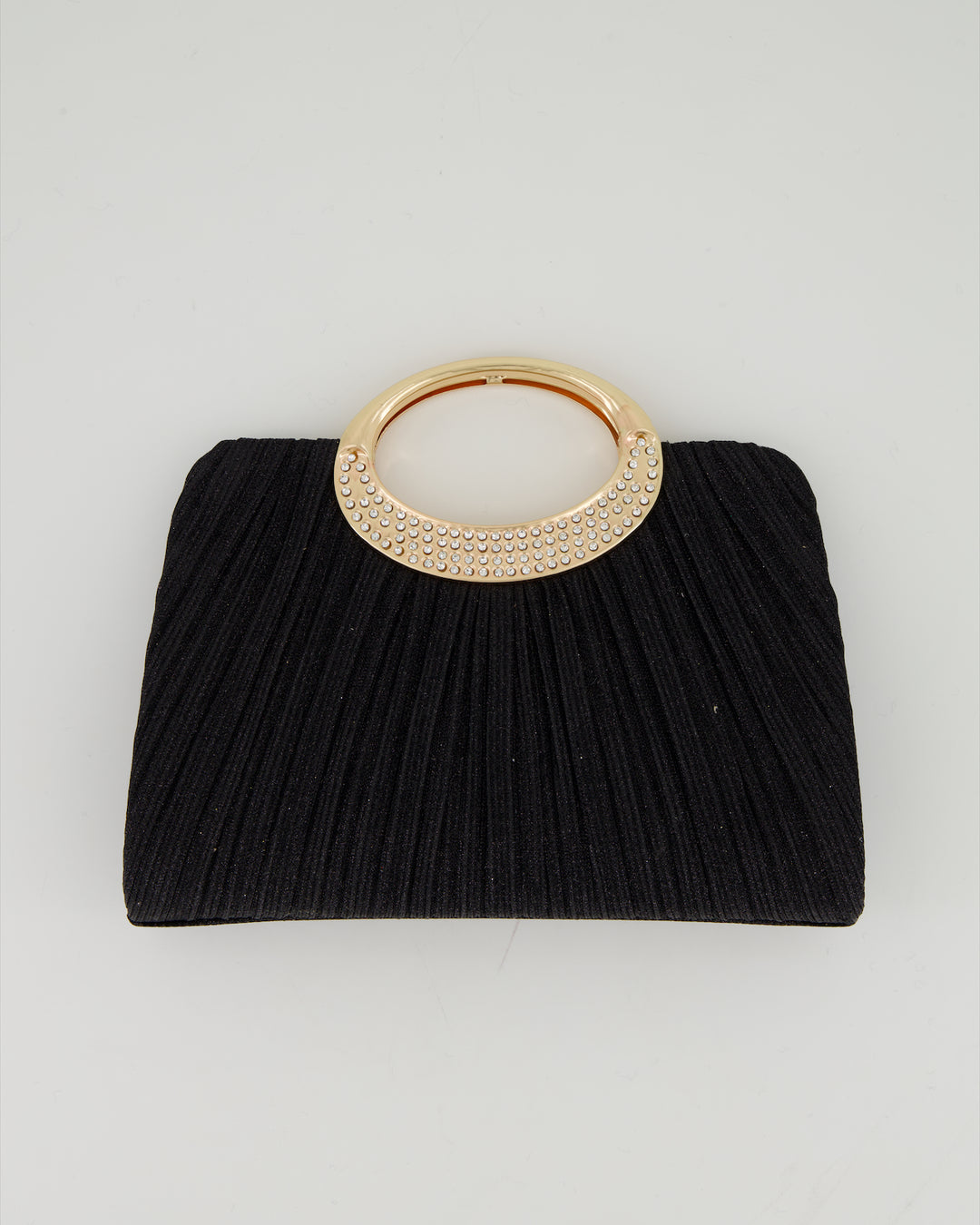 Cindra Golden Purse - Black