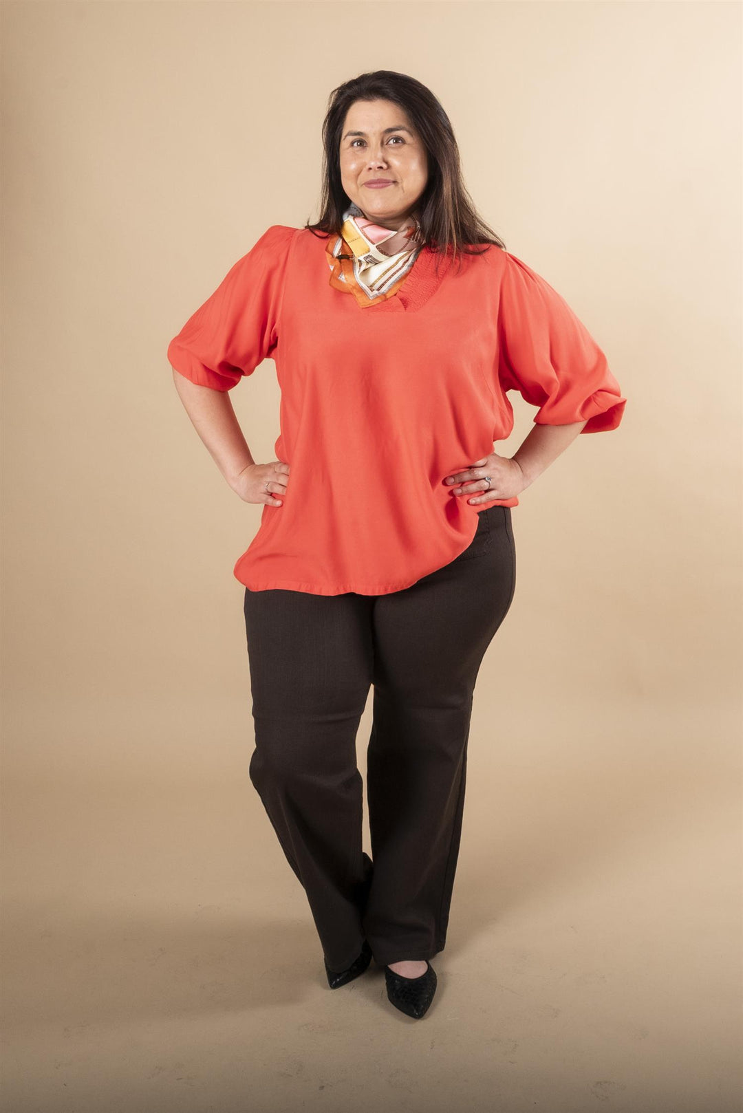 KCdania Blouse - Cayenne