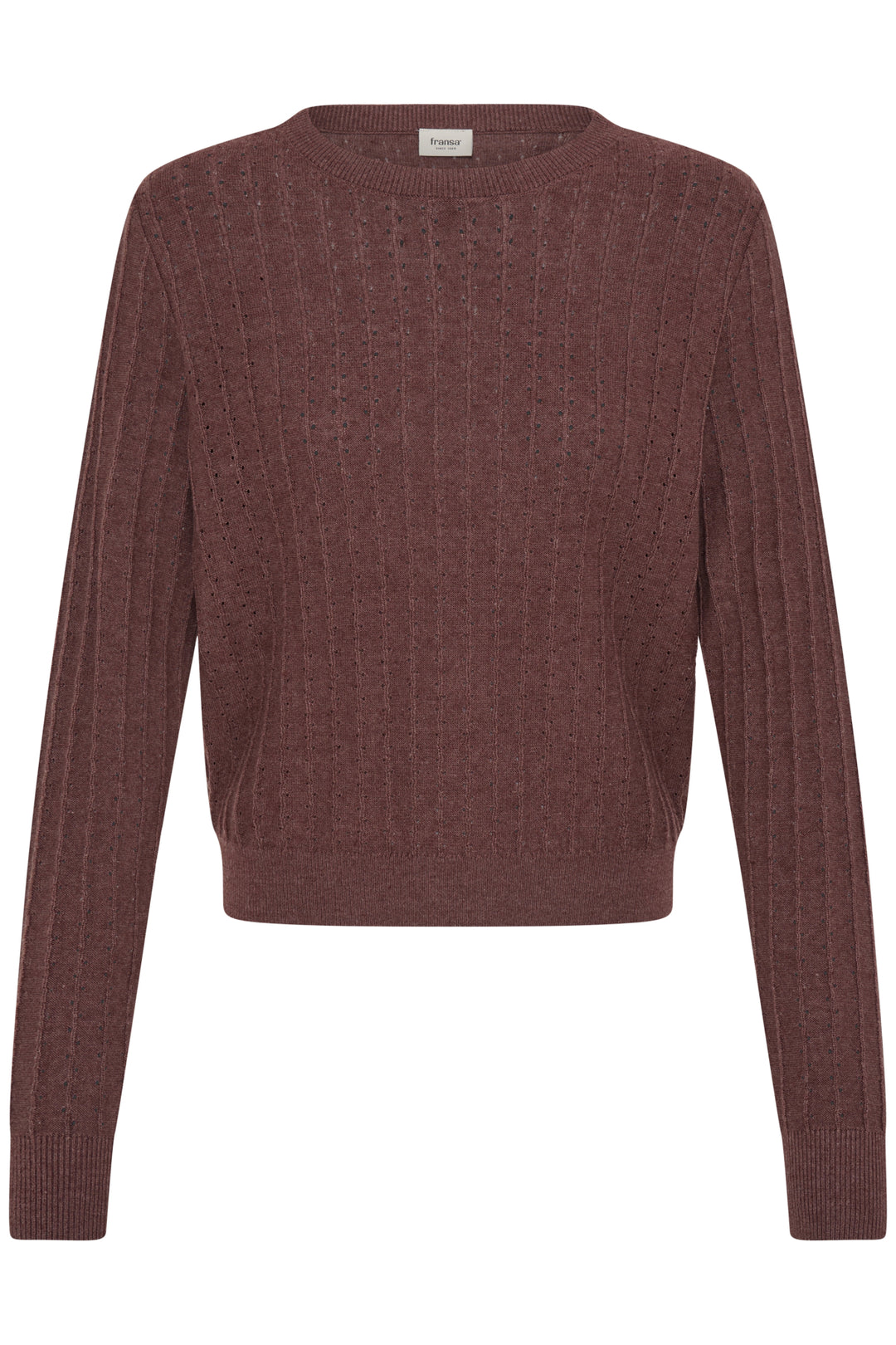 FRVANESSA Pullover - Rum Raisin Melange