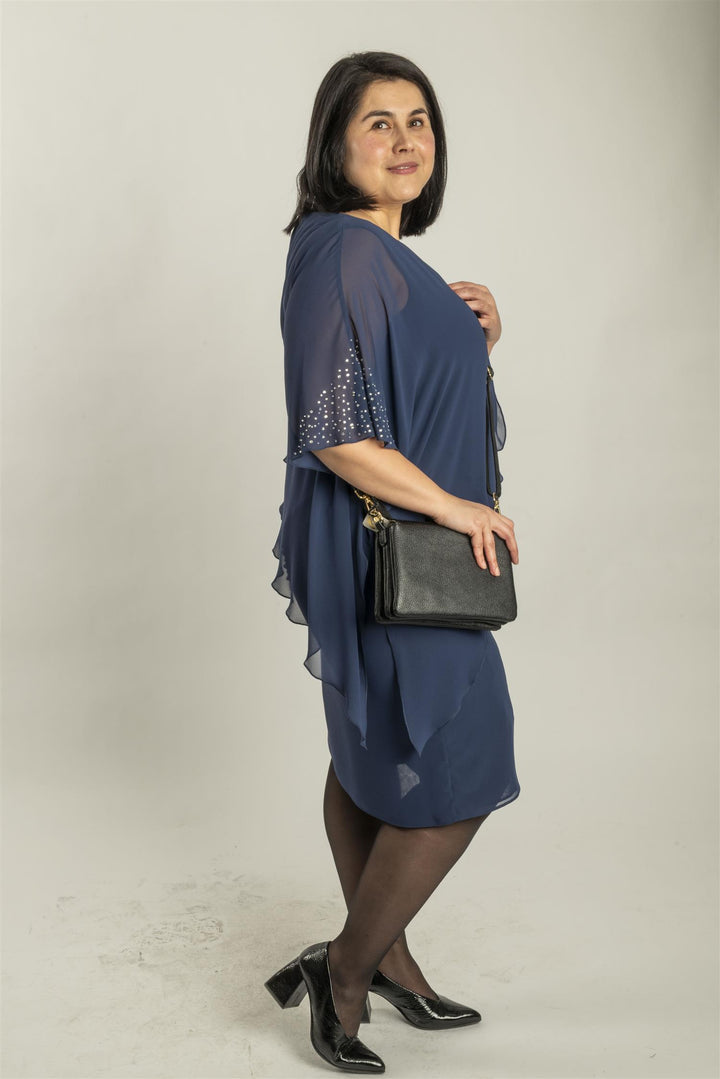 Godske Kjole m/Strass - Navy